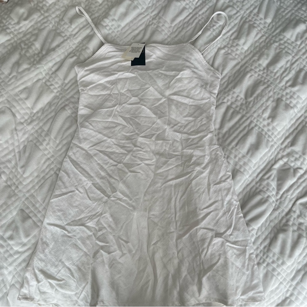 New Abercrombie Linen Mini Dress